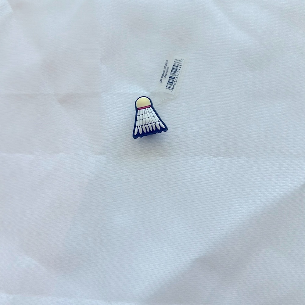 Badminton birdie Croc jibbitz